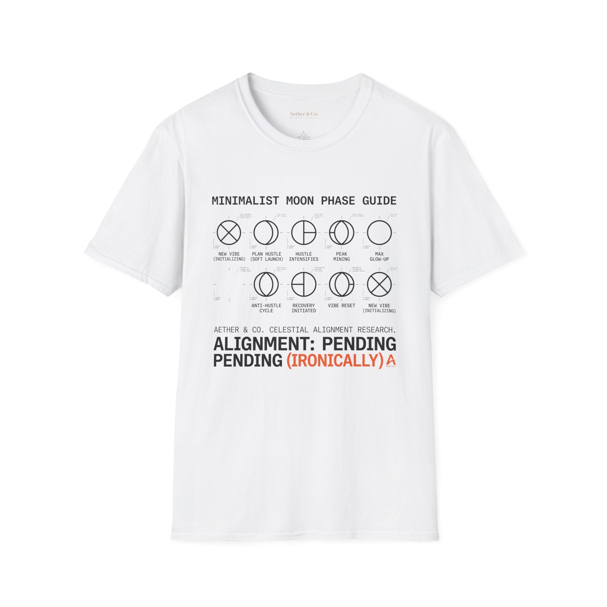 Minimalist Moon Phase Guide™ T-Shirt