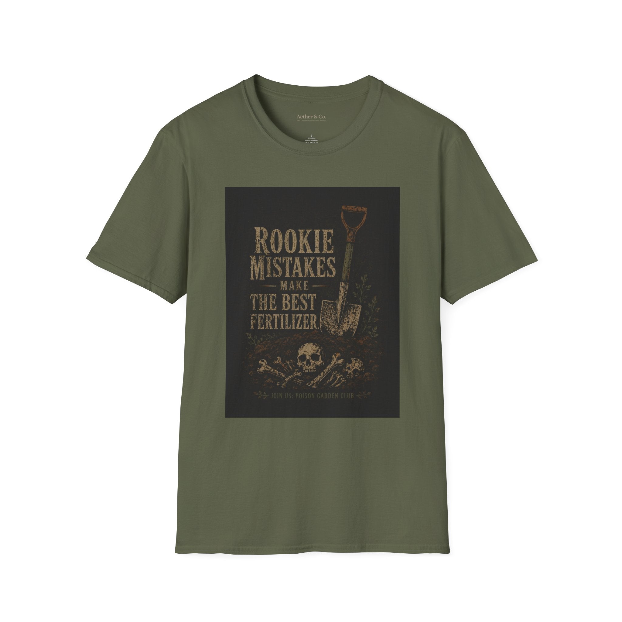Rookie Mistakes Make The Best Fertilizer™ — Dark Tee Edition T-Shirt