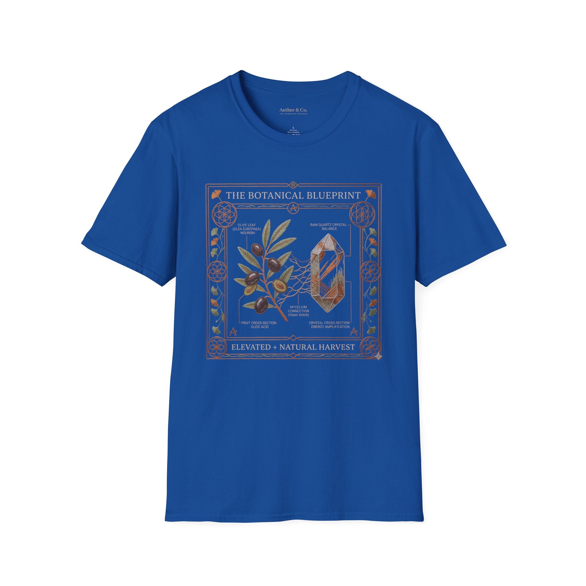 The Botanical Blueprint™ T-Shirt— Elevated Natural Harvest