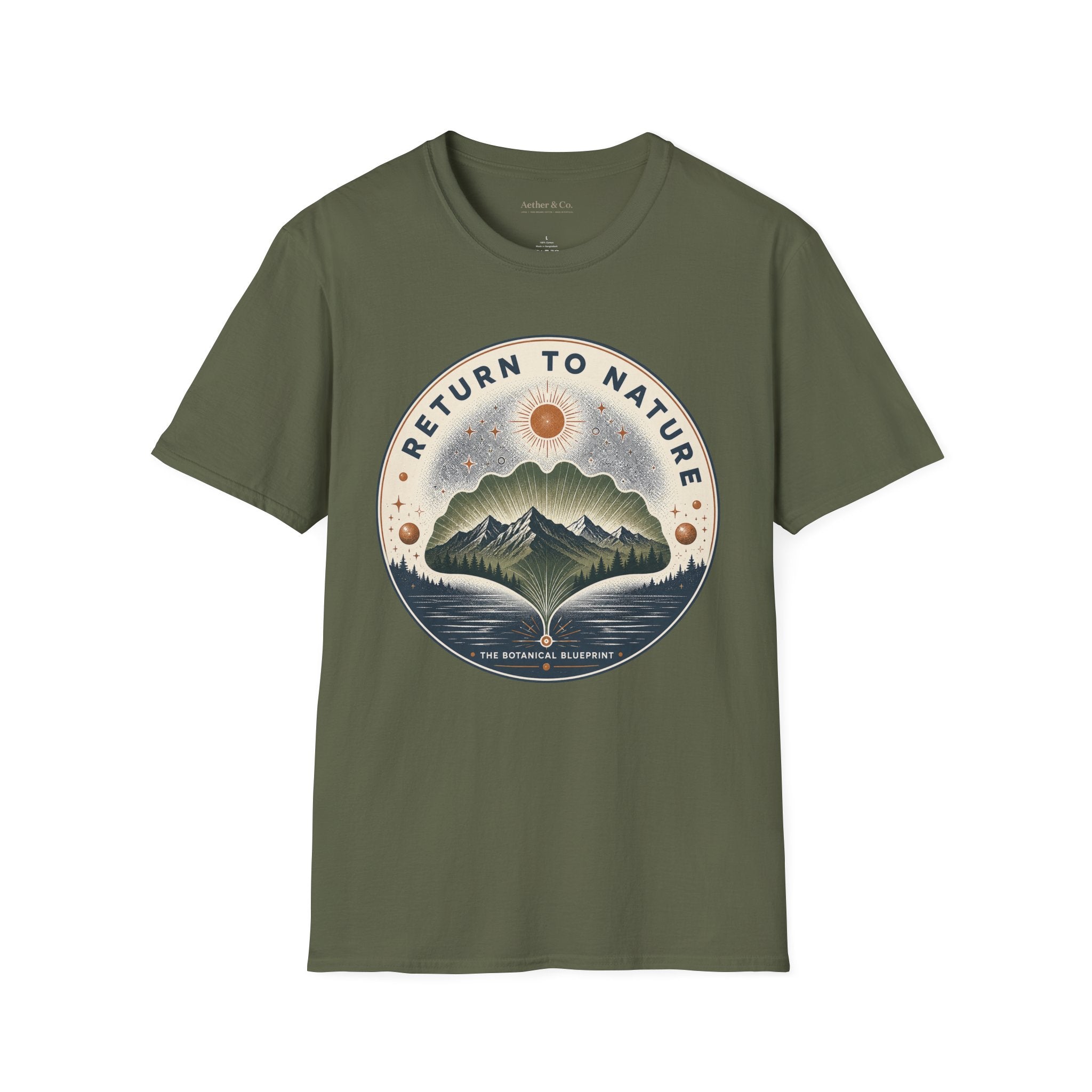 Return To Nature™ — Botanical Blueprint Edition T-Shirt