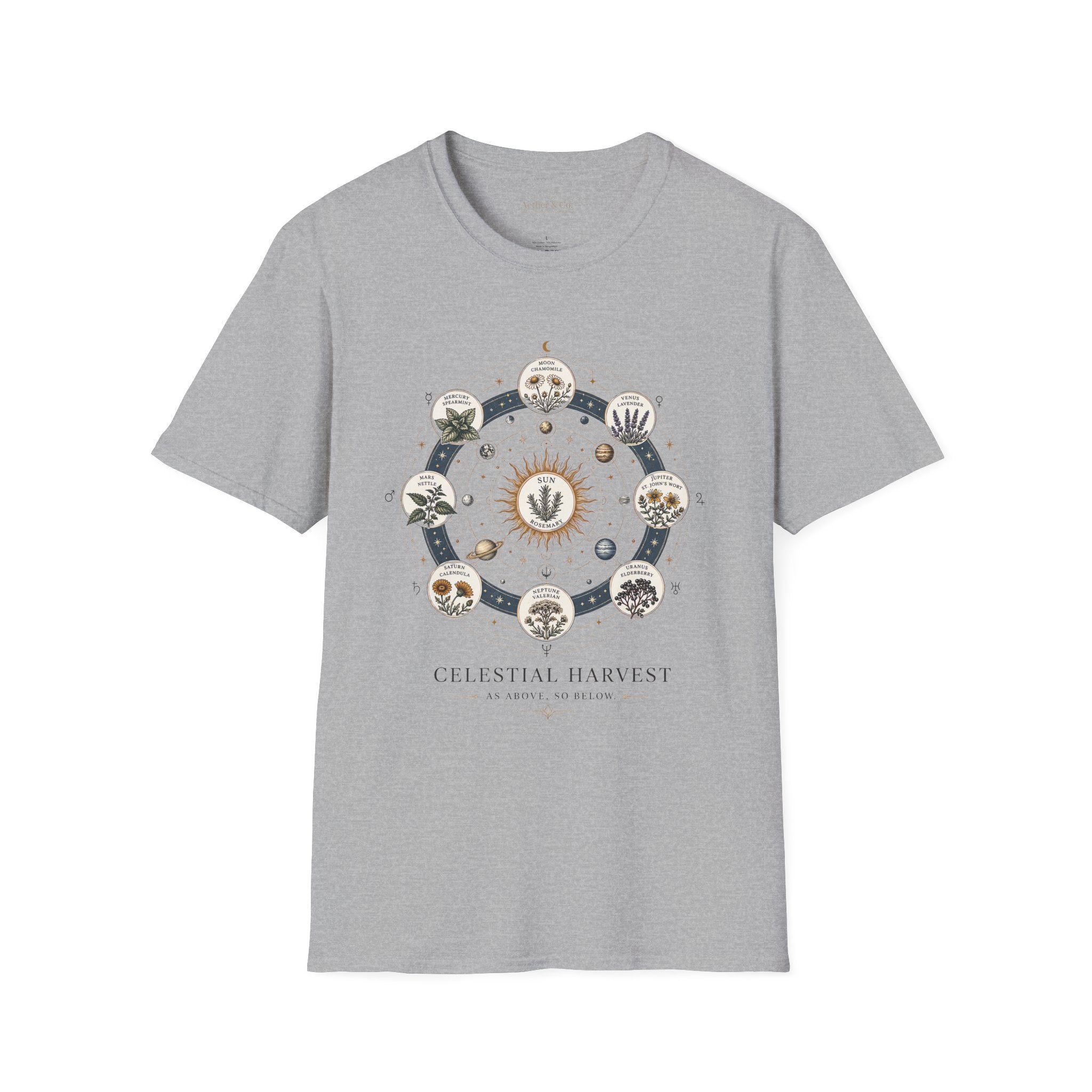 Celestial Harvest™ Botanical Chart T-Shirt