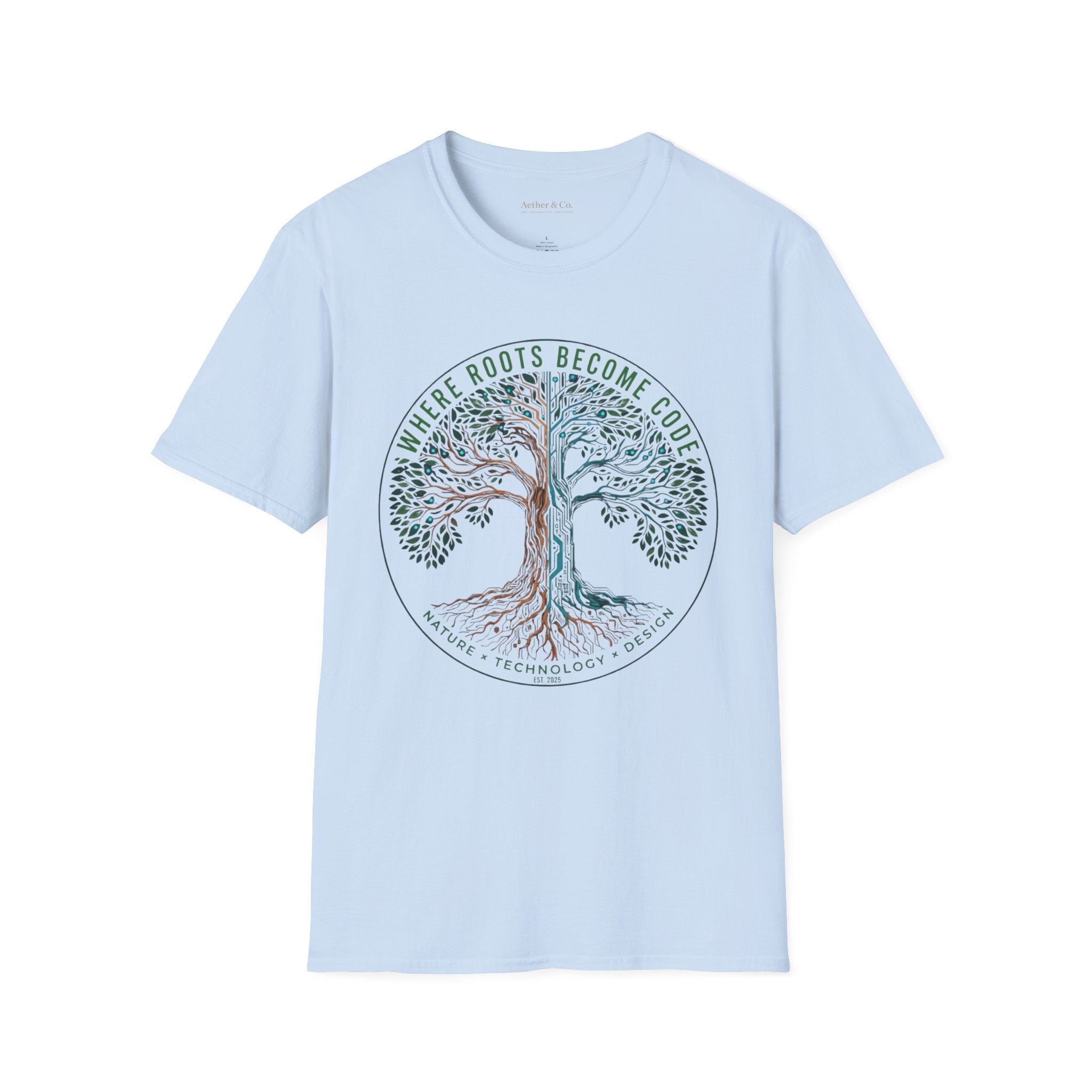 Where Roots Become Code™ T-Shirt