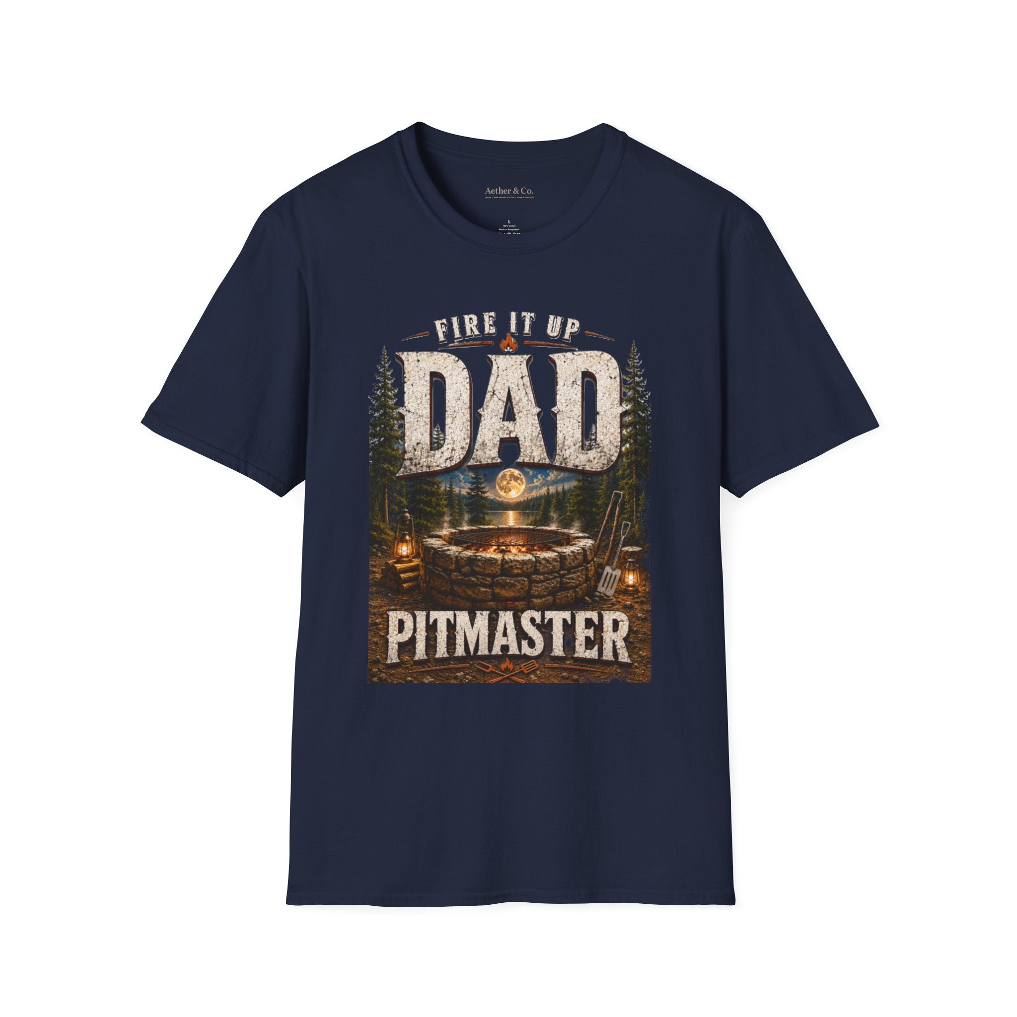 Fire It Up Dad™ Pitmaster Graphic T-Shirt