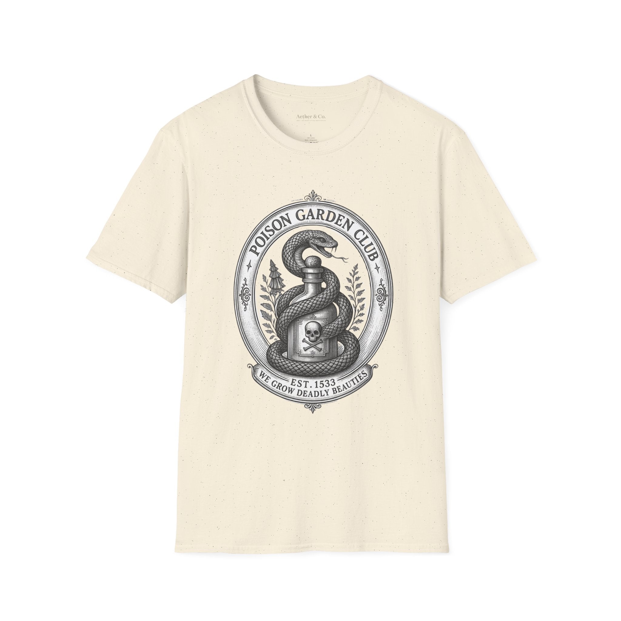 Poison Garden Club™ — Black & White Edition T-Shirt