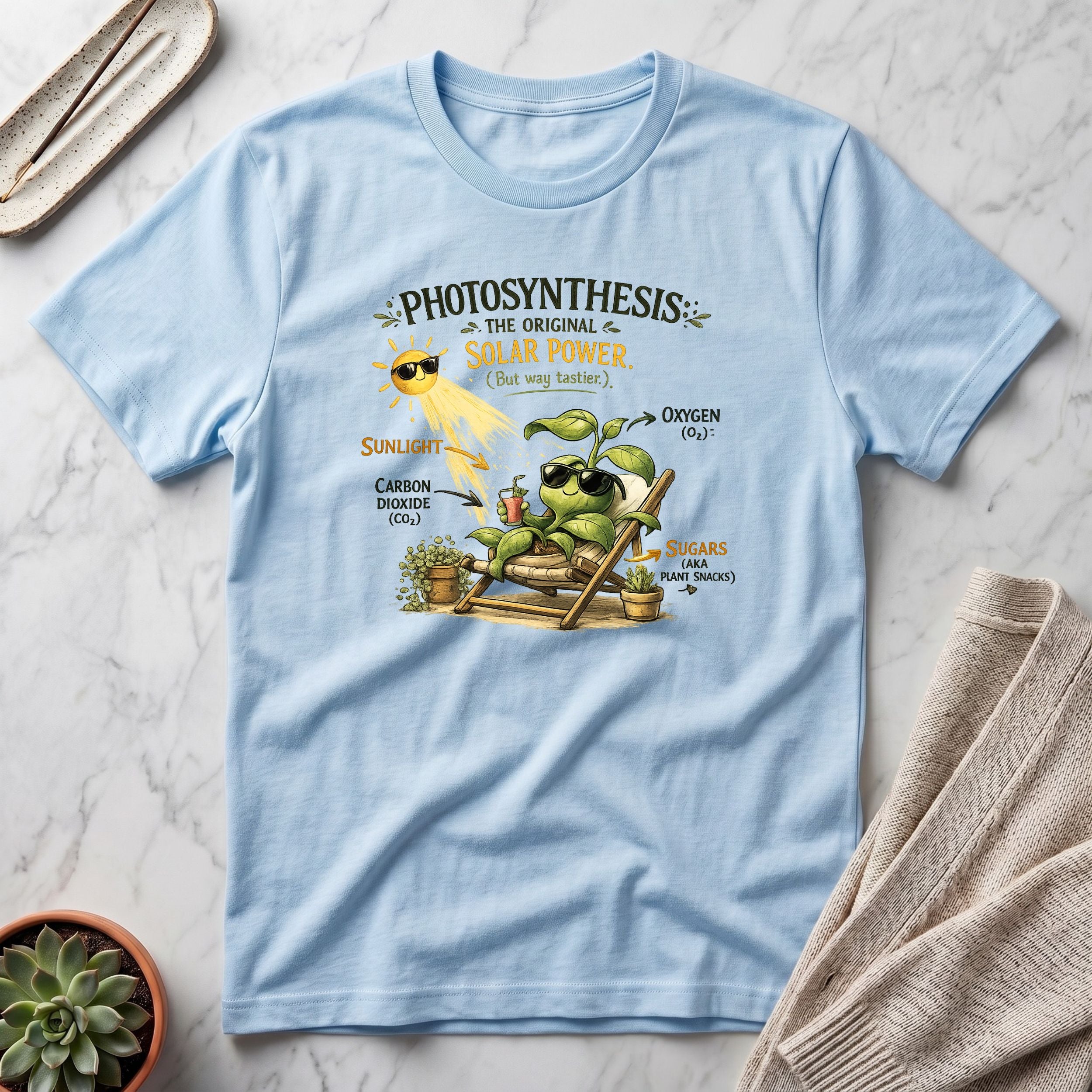 Photosynthesis: The Original Solar Power™ Graphic T-Shirt