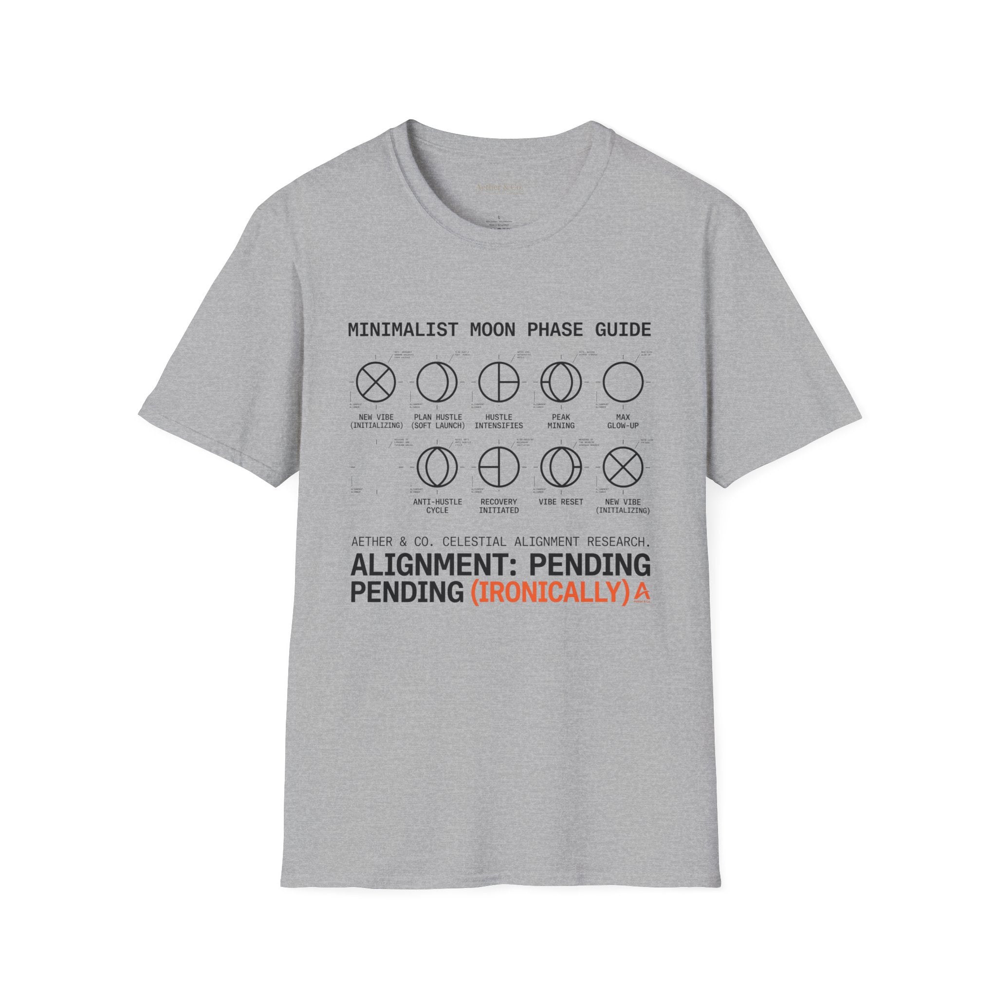 Minimalist Moon Phase Guide™ T-Shirt