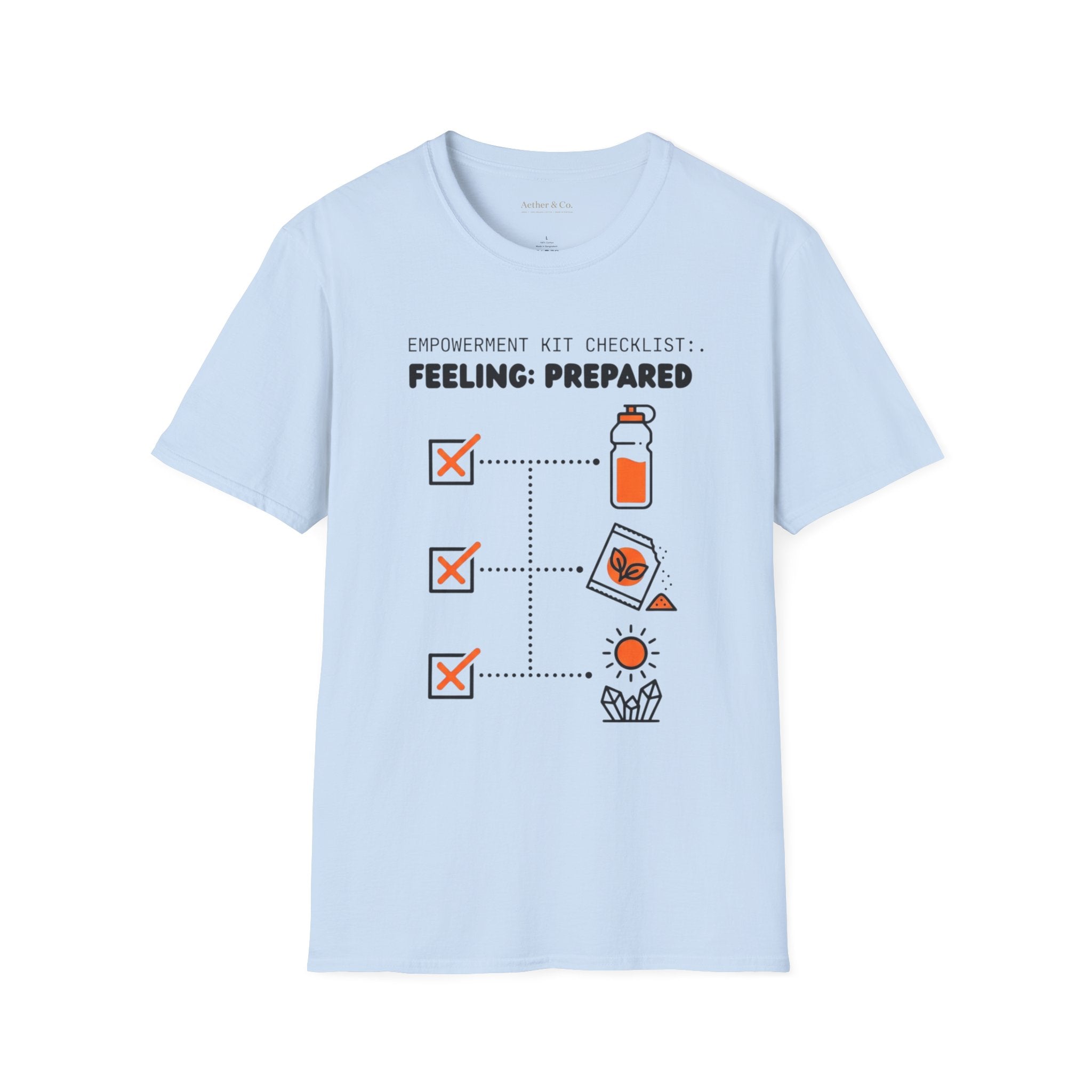 Empowered™ Glow-Up Checklist T-Shirt
