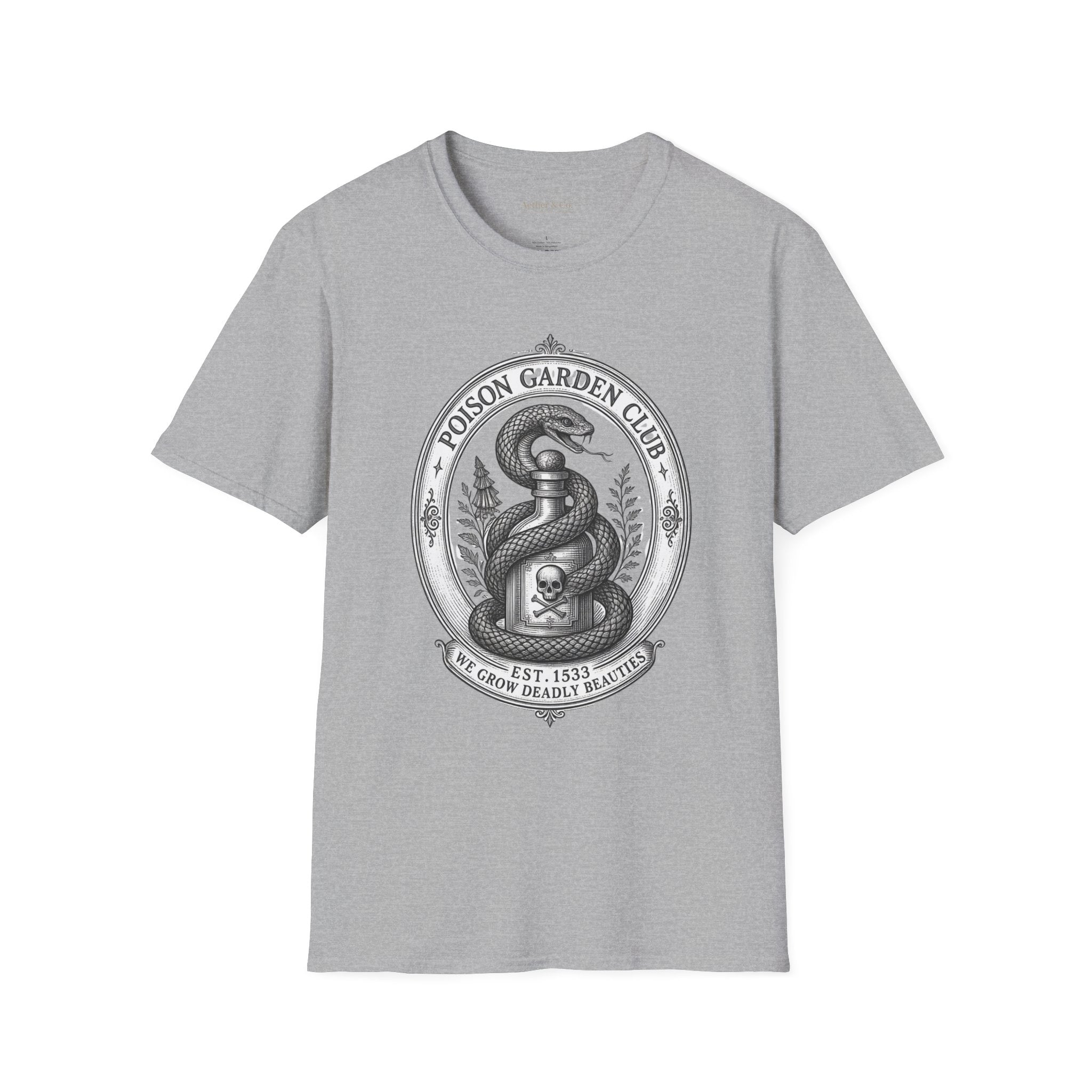 Poison Garden Club™ — Black & White Edition T-Shirt