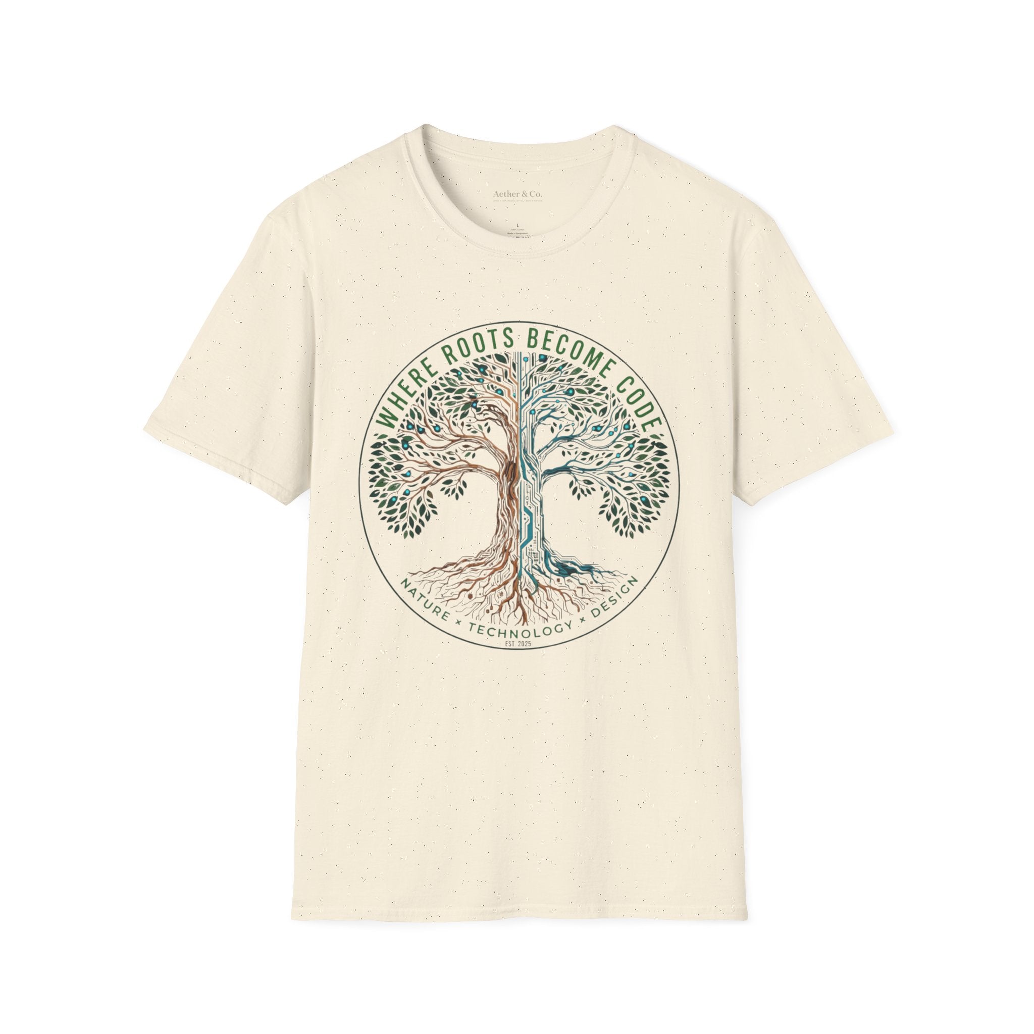 Where Roots Become Code™ T-Shirt