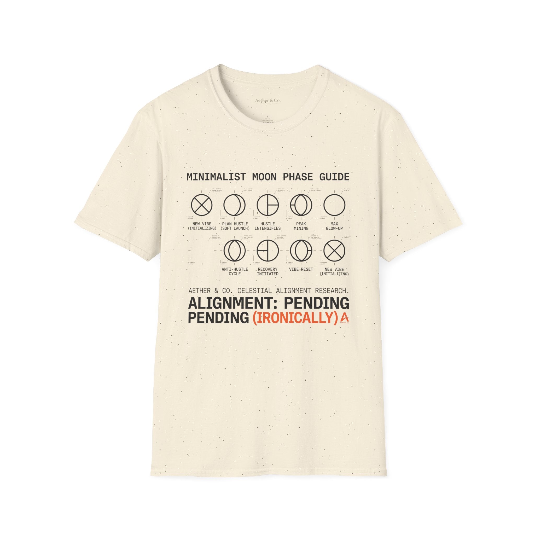 Minimalist Moon Phase Guide™ T-Shirt