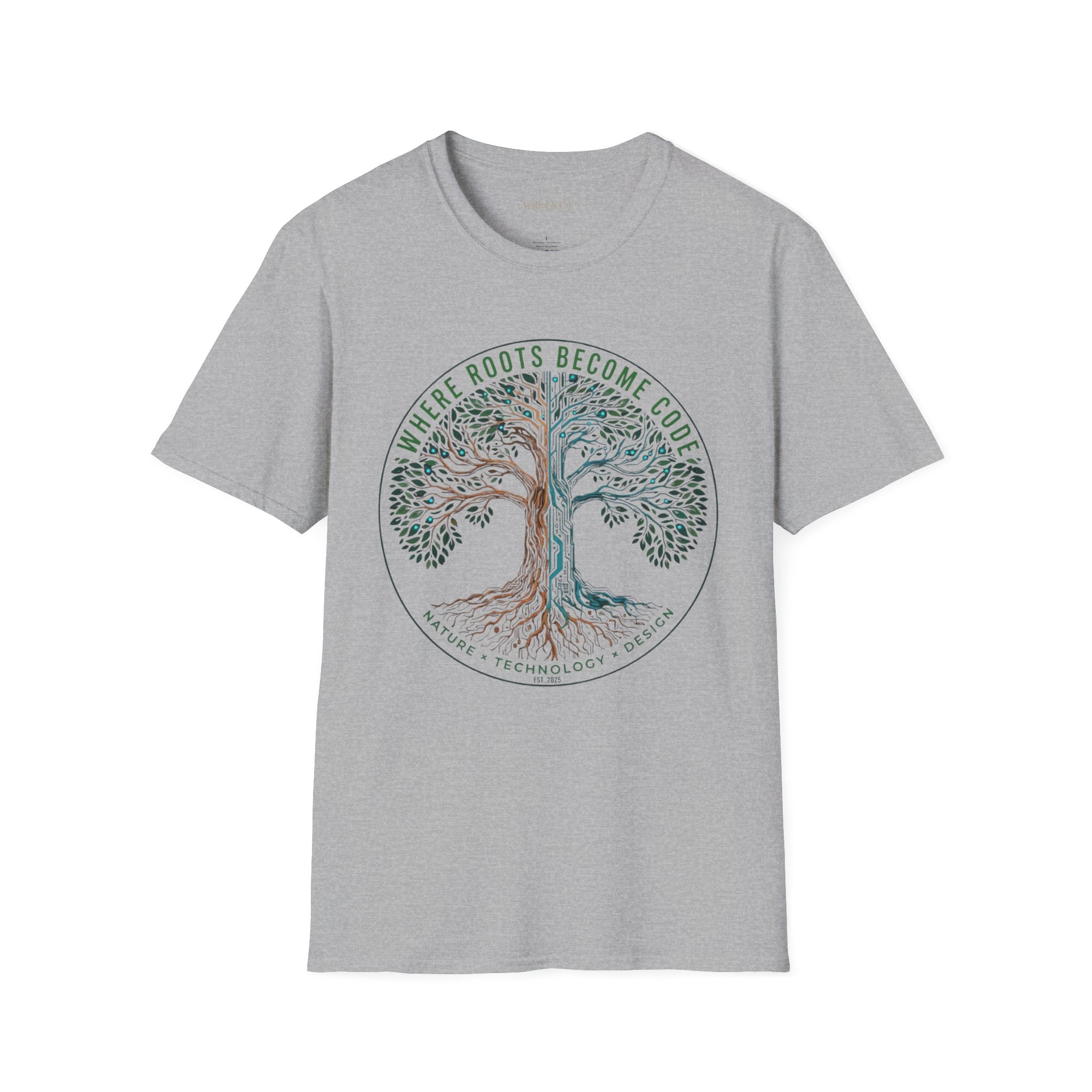 Where Roots Become Code™ T-Shirt