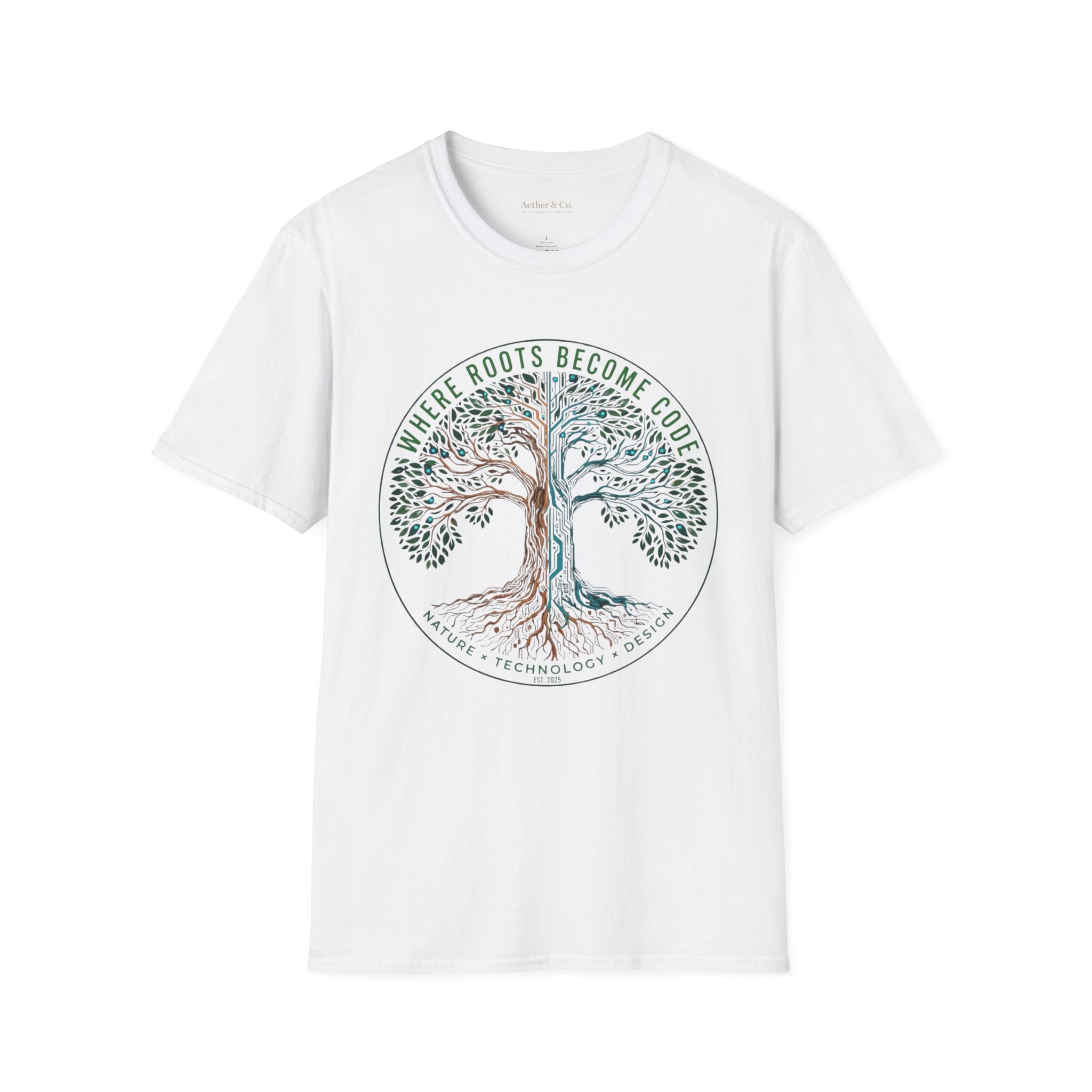 Where Roots Become Code™ T-Shirt