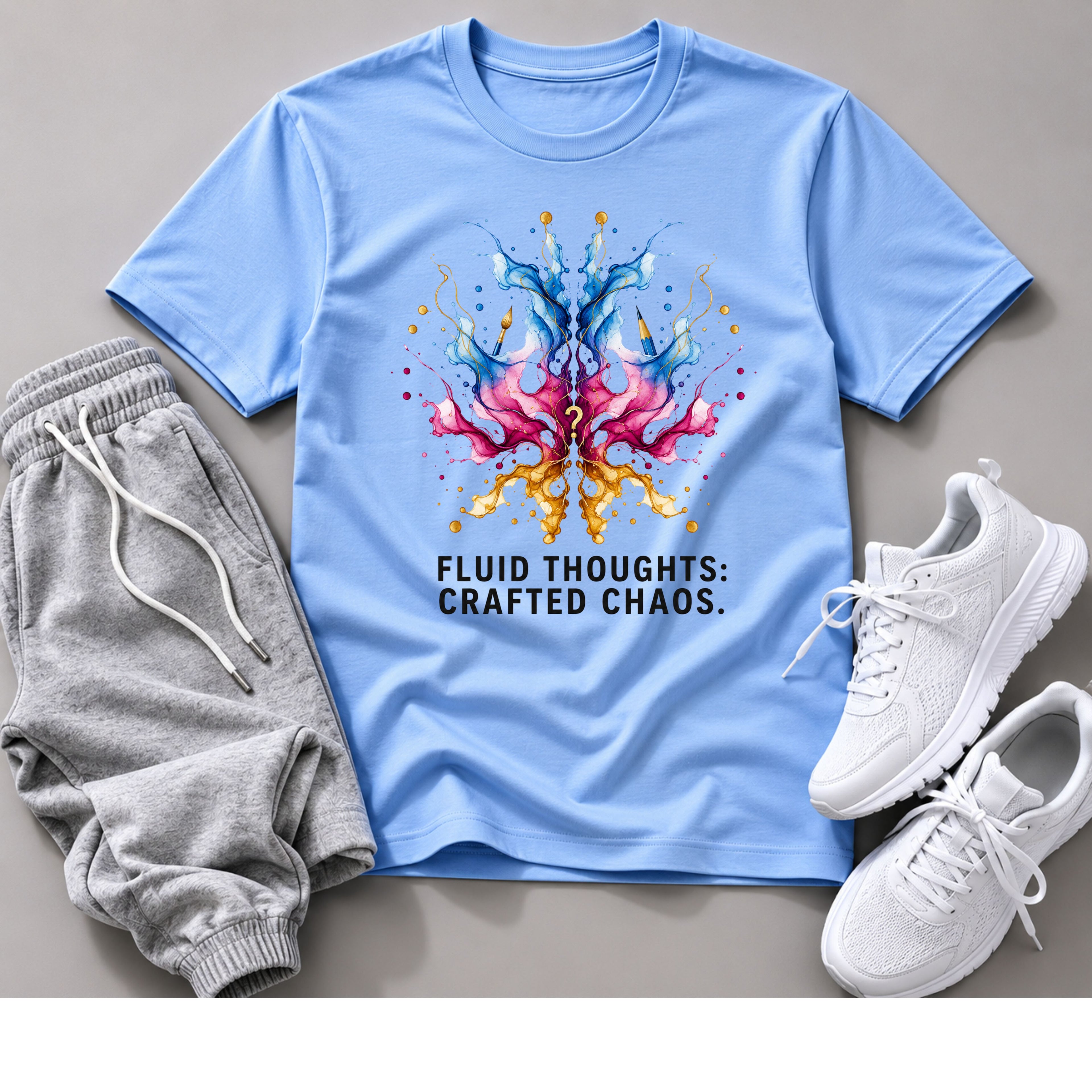 Fluid Thoughts: Crafted Chaos™ T-Shirt