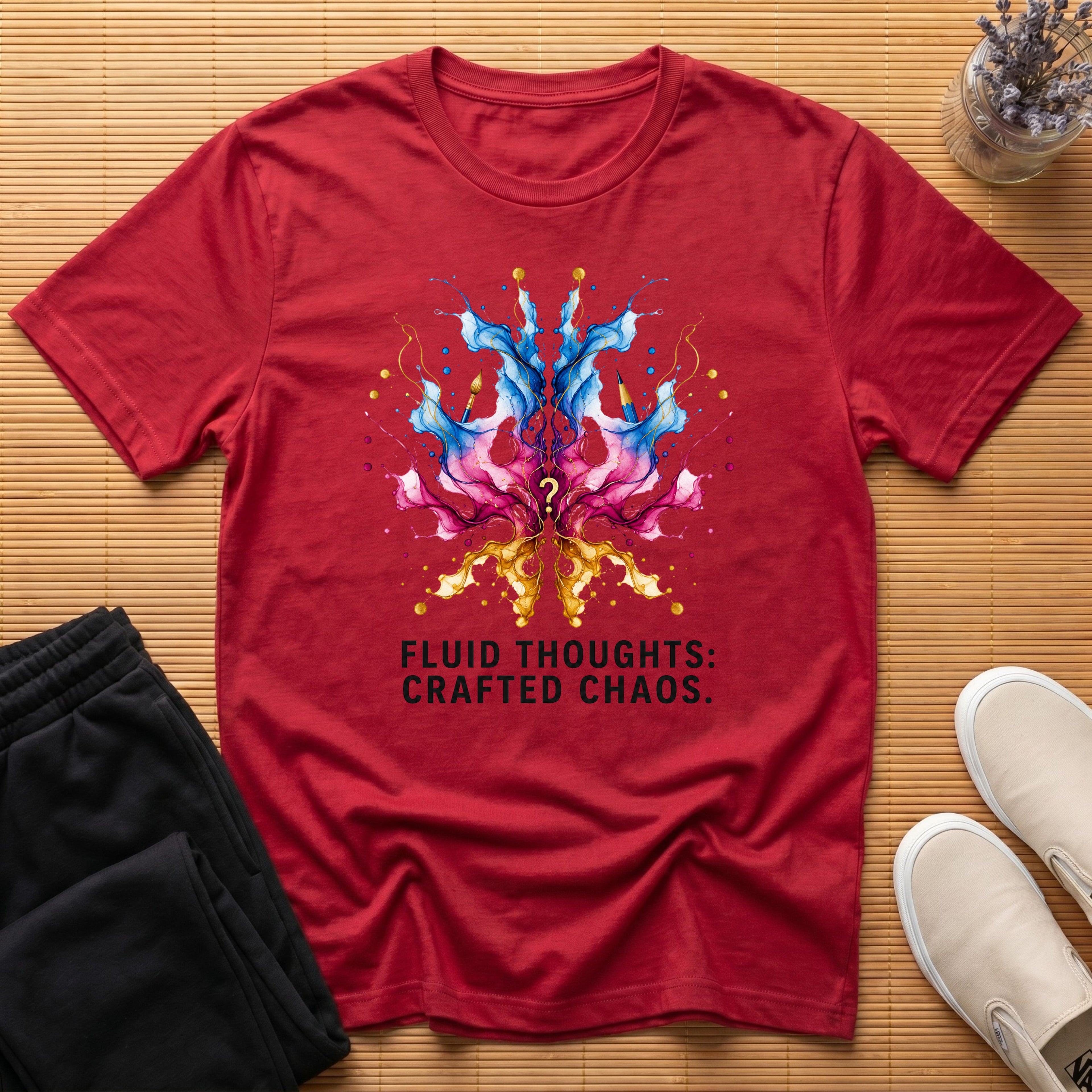 Fluid Thoughts: Crafted Chaos™ T-Shirt