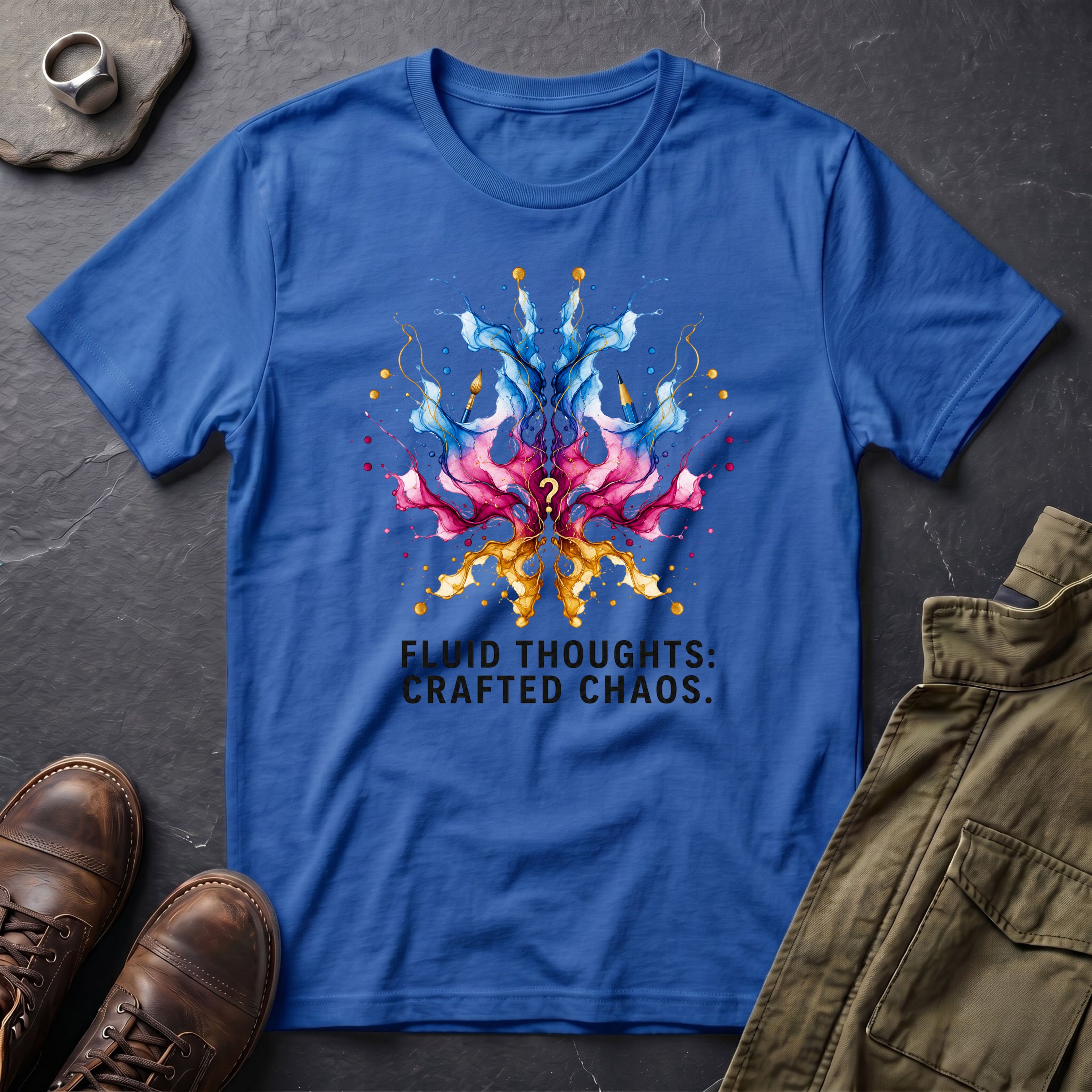 Fluid Thoughts: Crafted Chaos™ T-Shirt