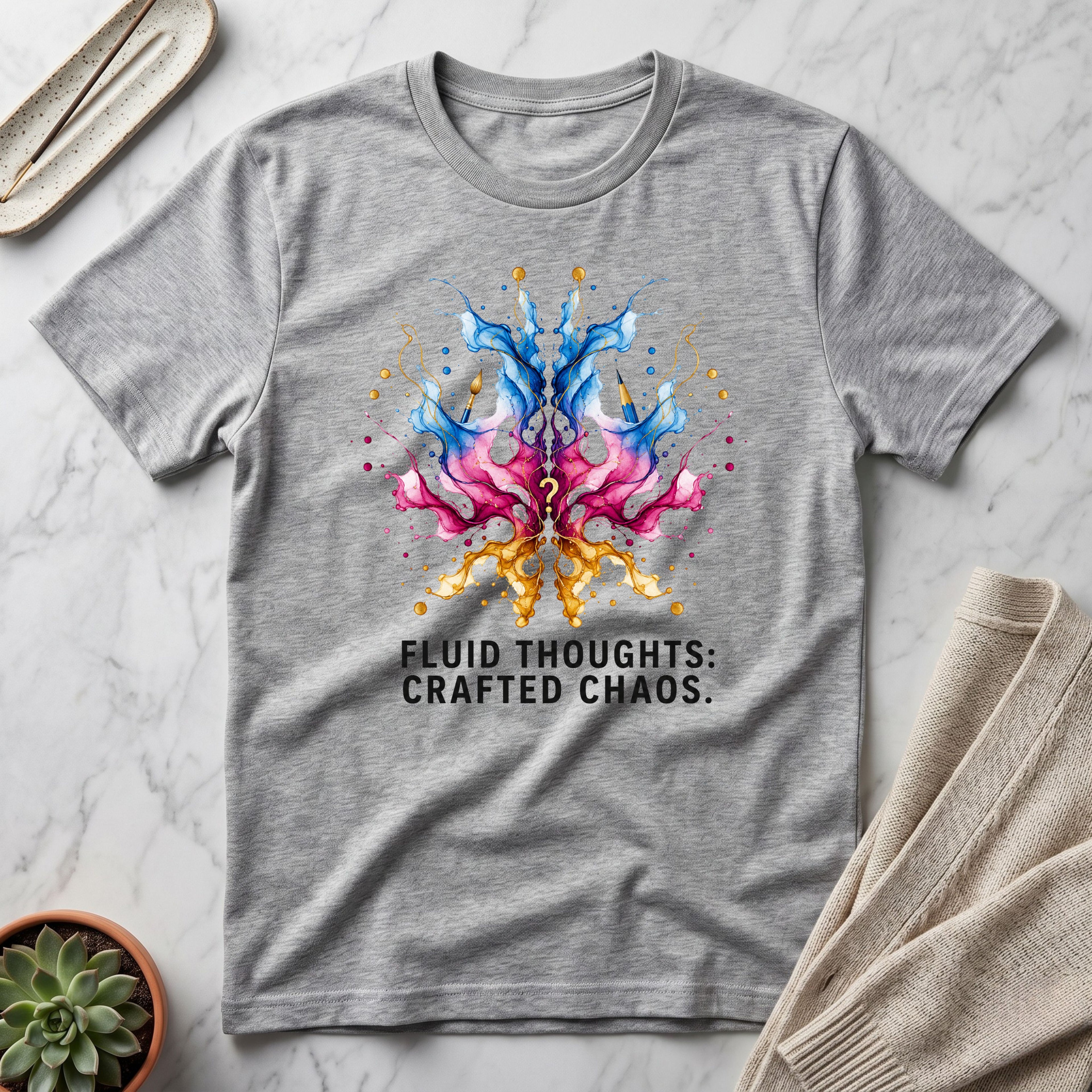 Fluid Thoughts: Crafted Chaos™ T-Shirt