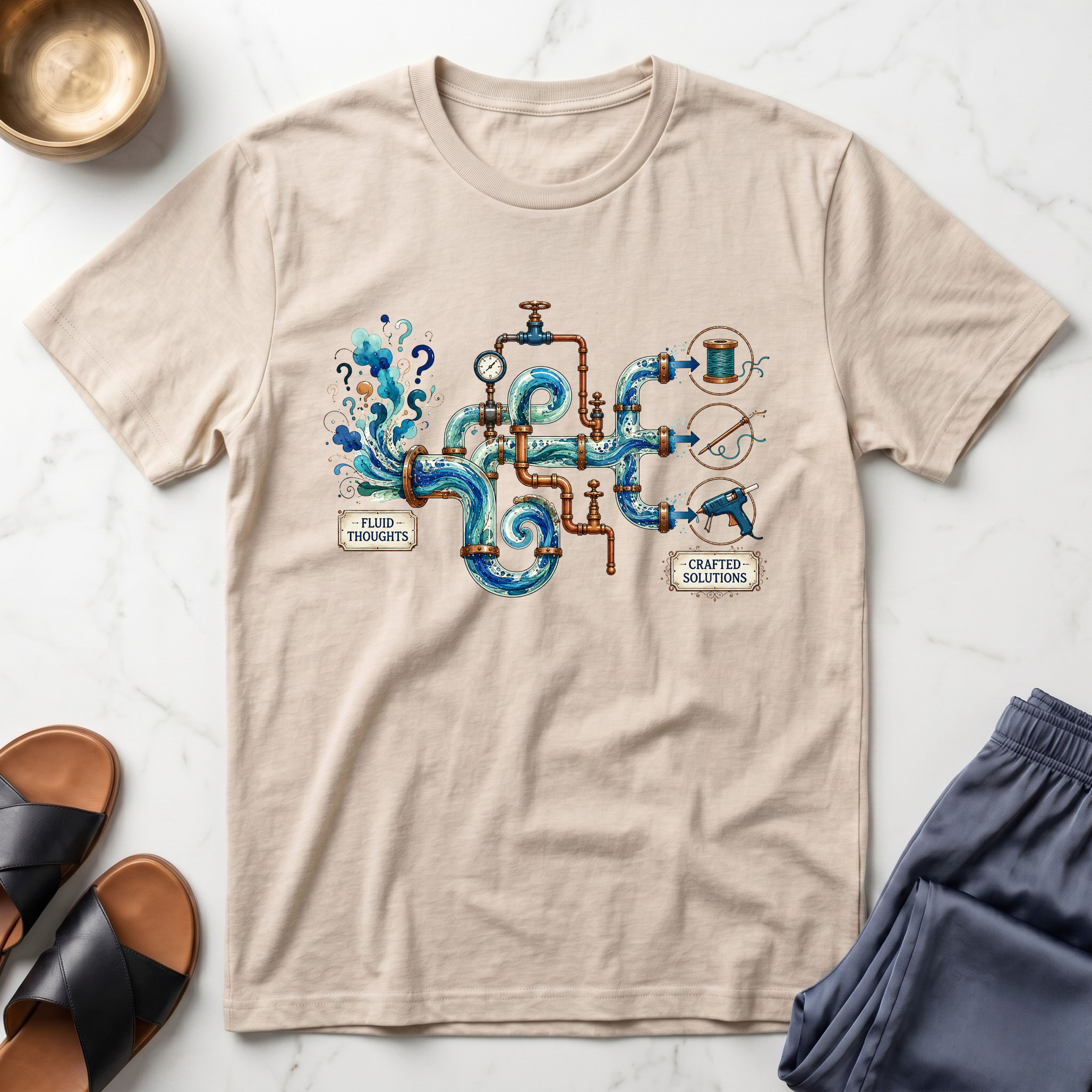 Fluid Thoughts, Crafted Solutions™ T-Shirt