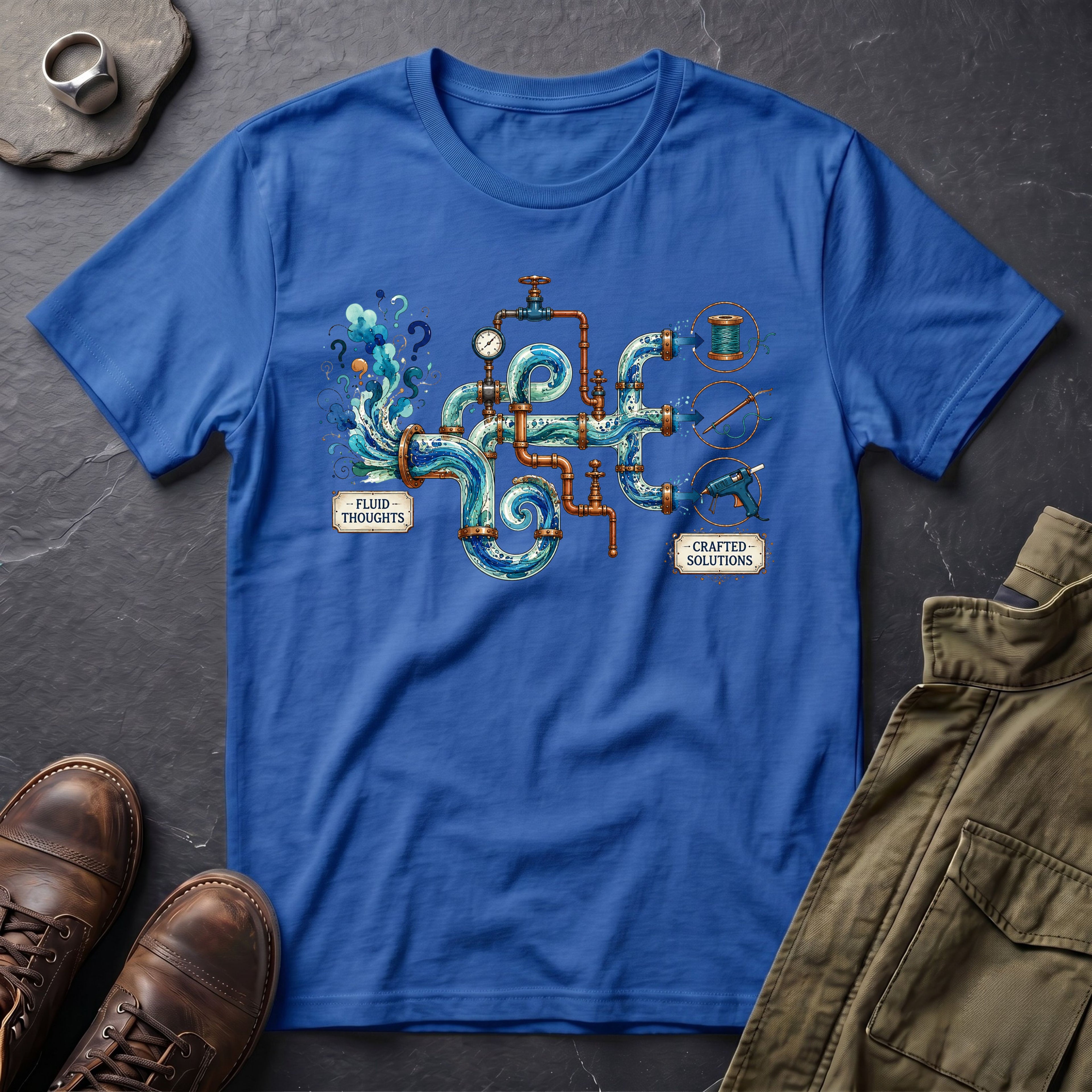Fluid Thoughts, Crafted Solutions™ T-Shirt