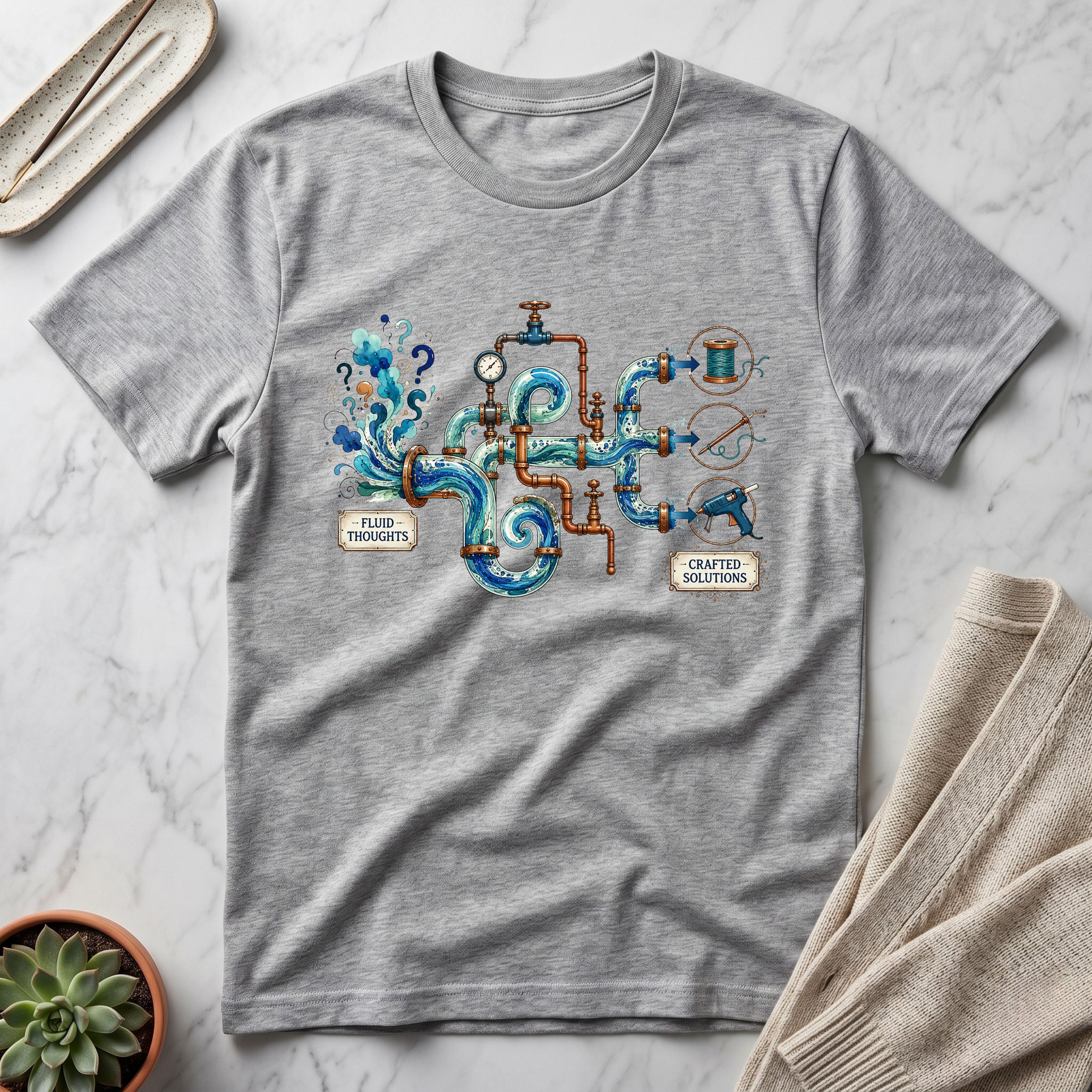 Fluid Thoughts, Crafted Solutions™ T-Shirt