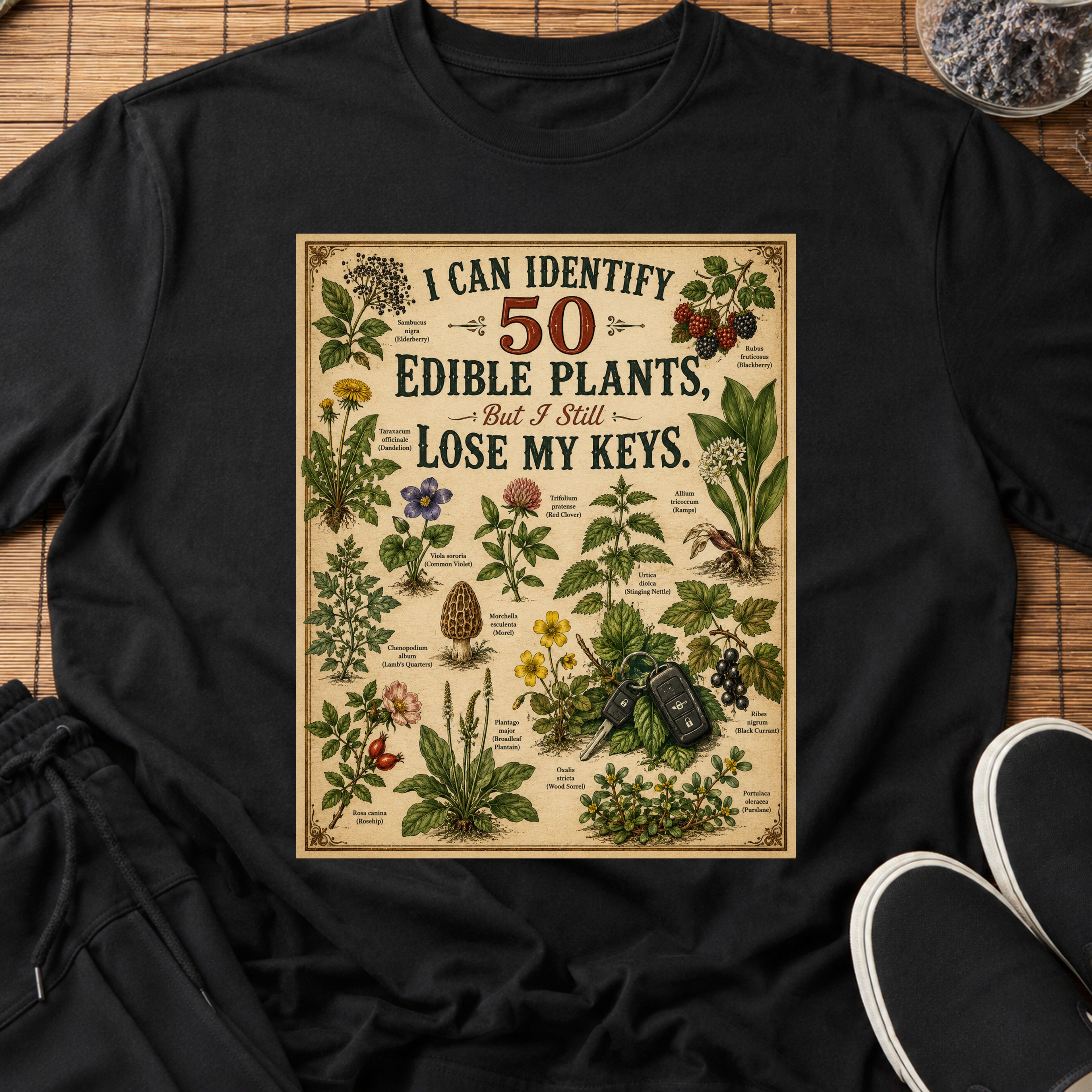 I Can Identify 50 Edible Plants, But I Still Lose My Keys™ T-Shirt