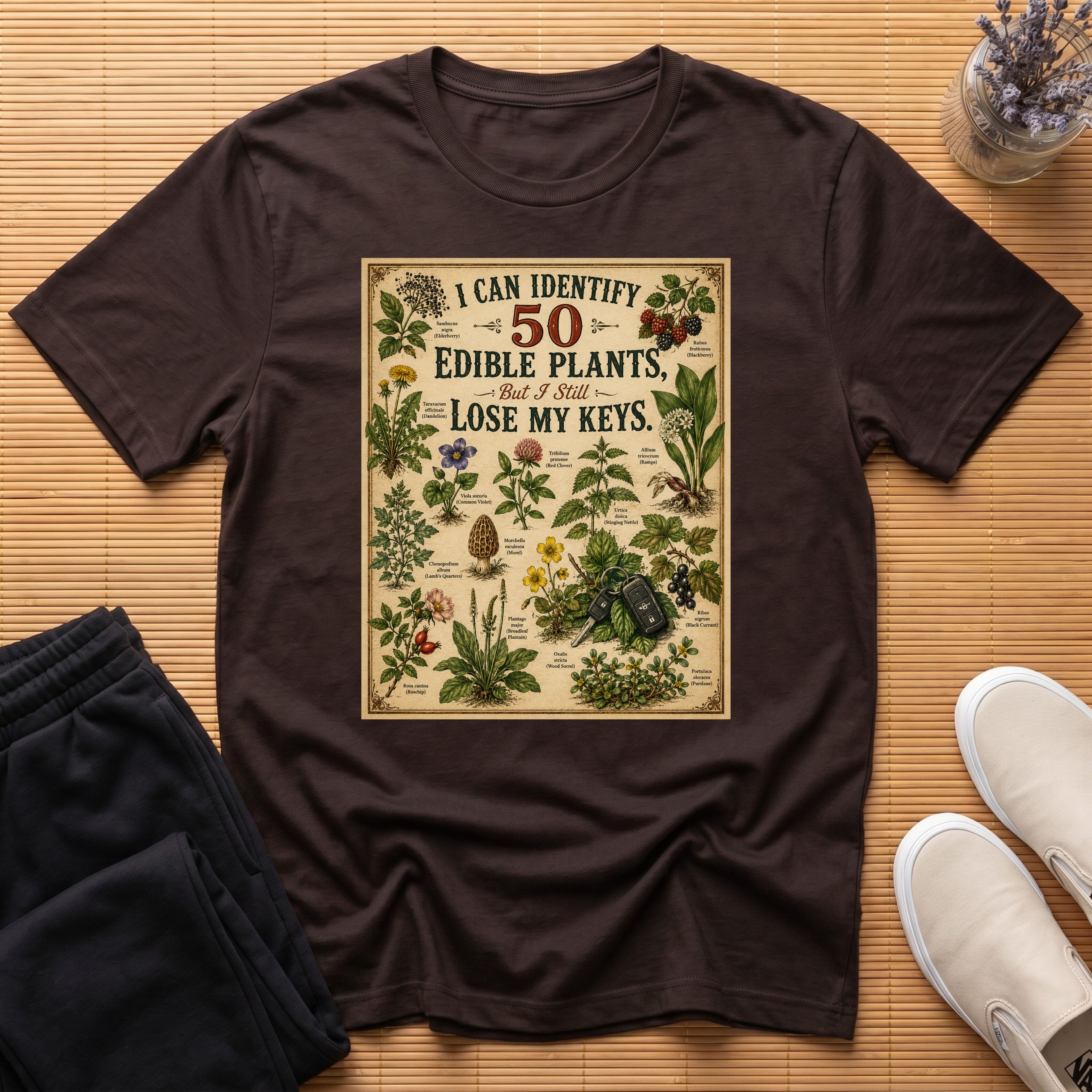 I Can Identify 50 Edible Plants, But I Still Lose My Keys™ T-Shirt