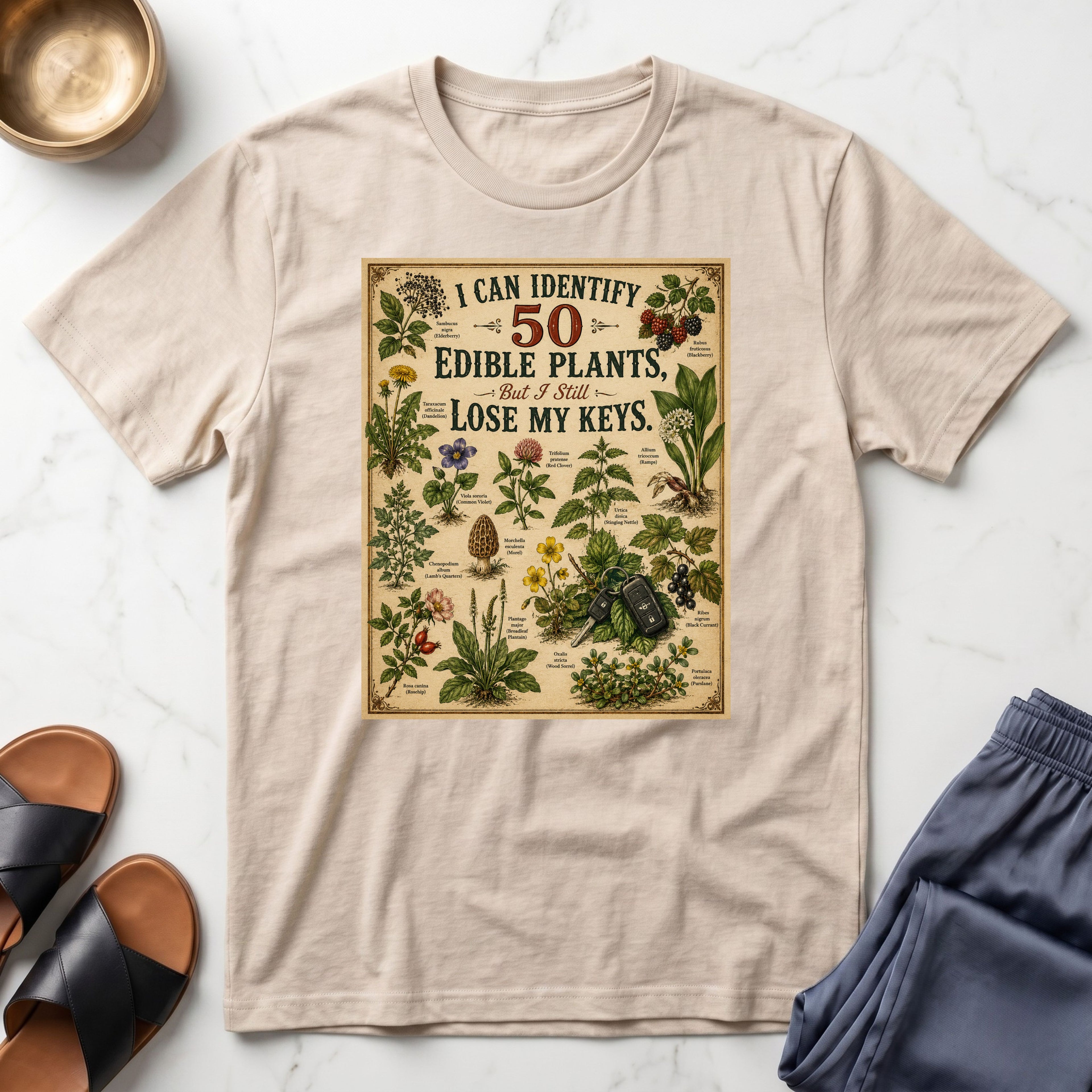 I Can Identify 50 Edible Plants, But I Still Lose My Keys™ T-Shirt