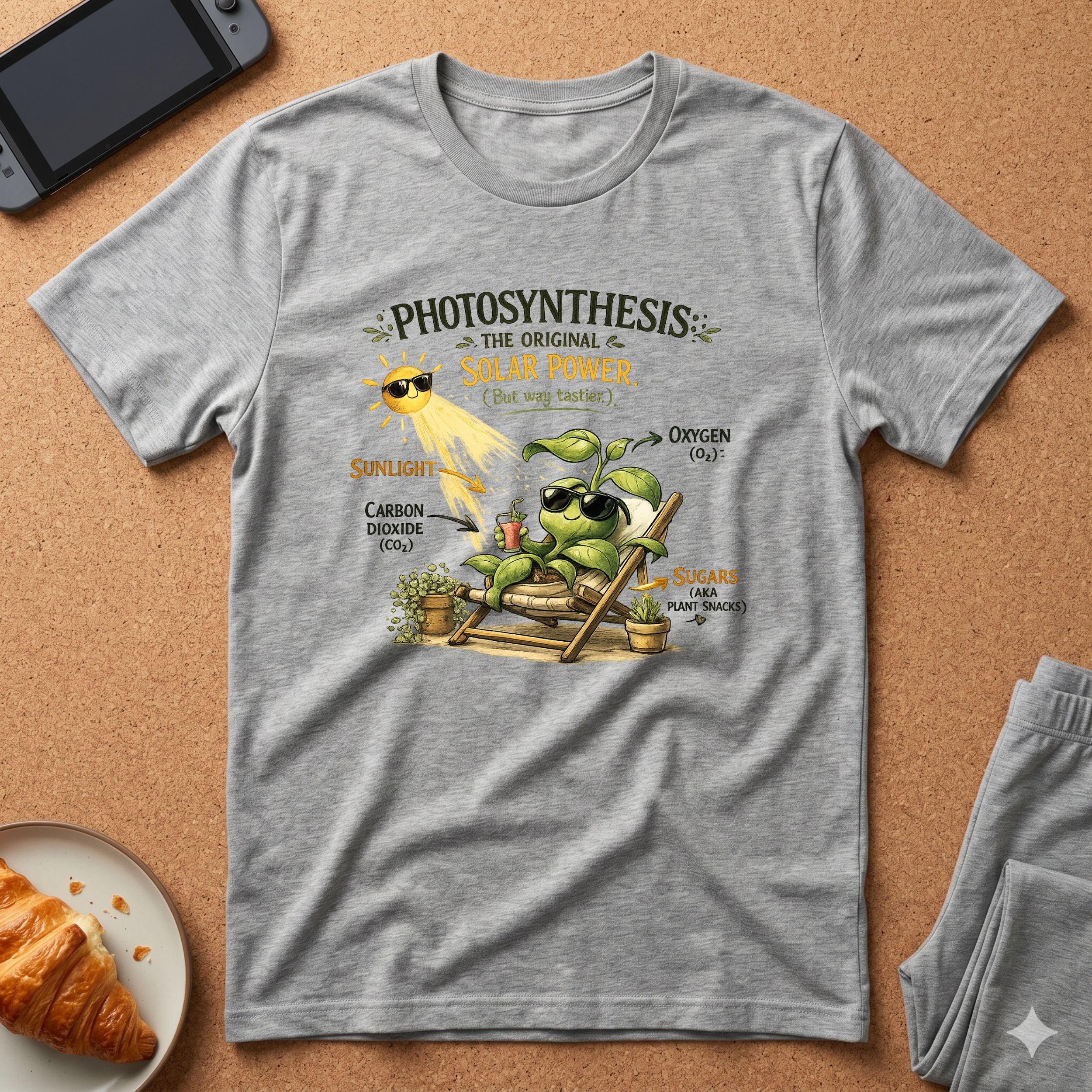 Photosynthesis: The Original Solar Power™ Graphic T-Shirt