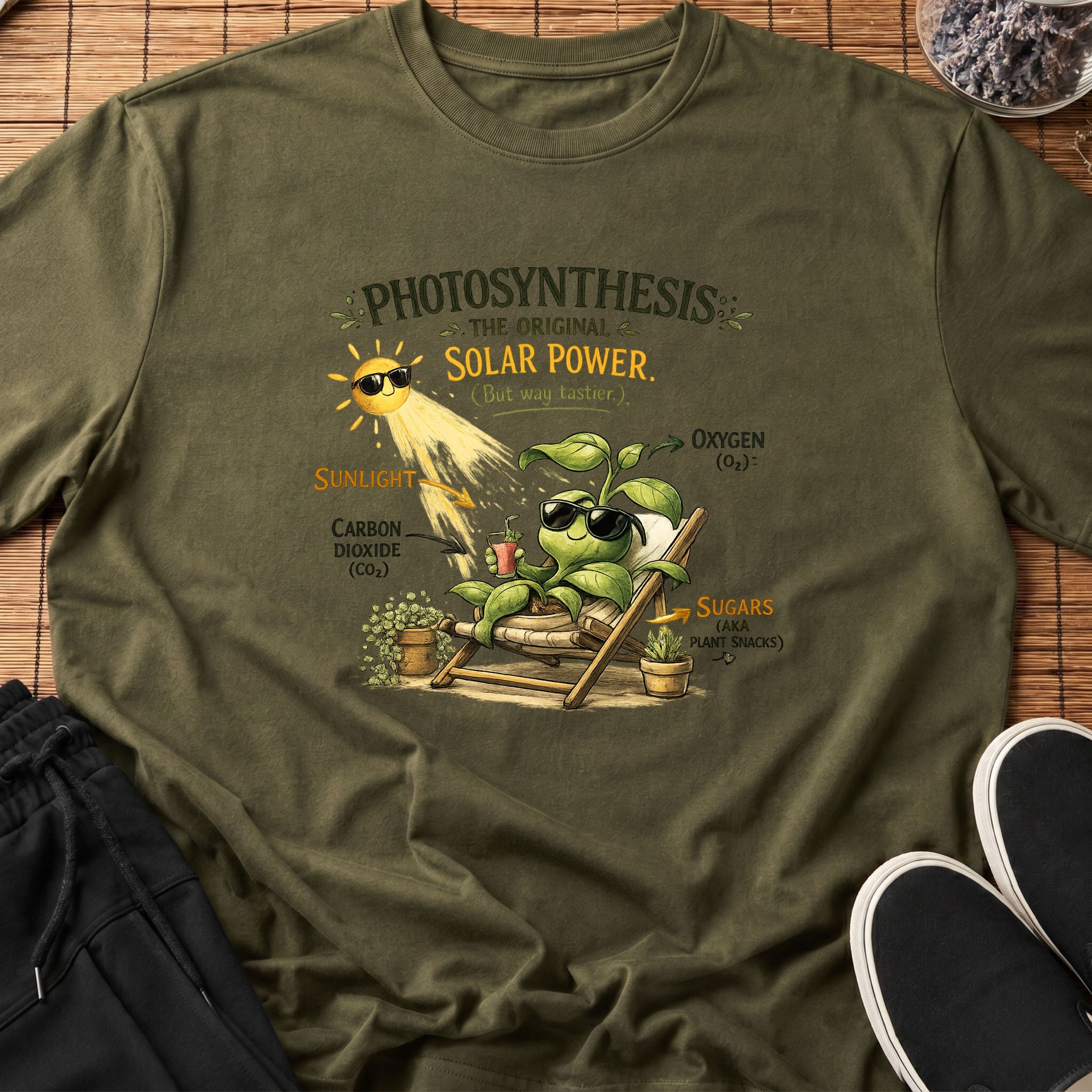 Photosynthesis: The Original Solar Power™ Graphic T-Shirt