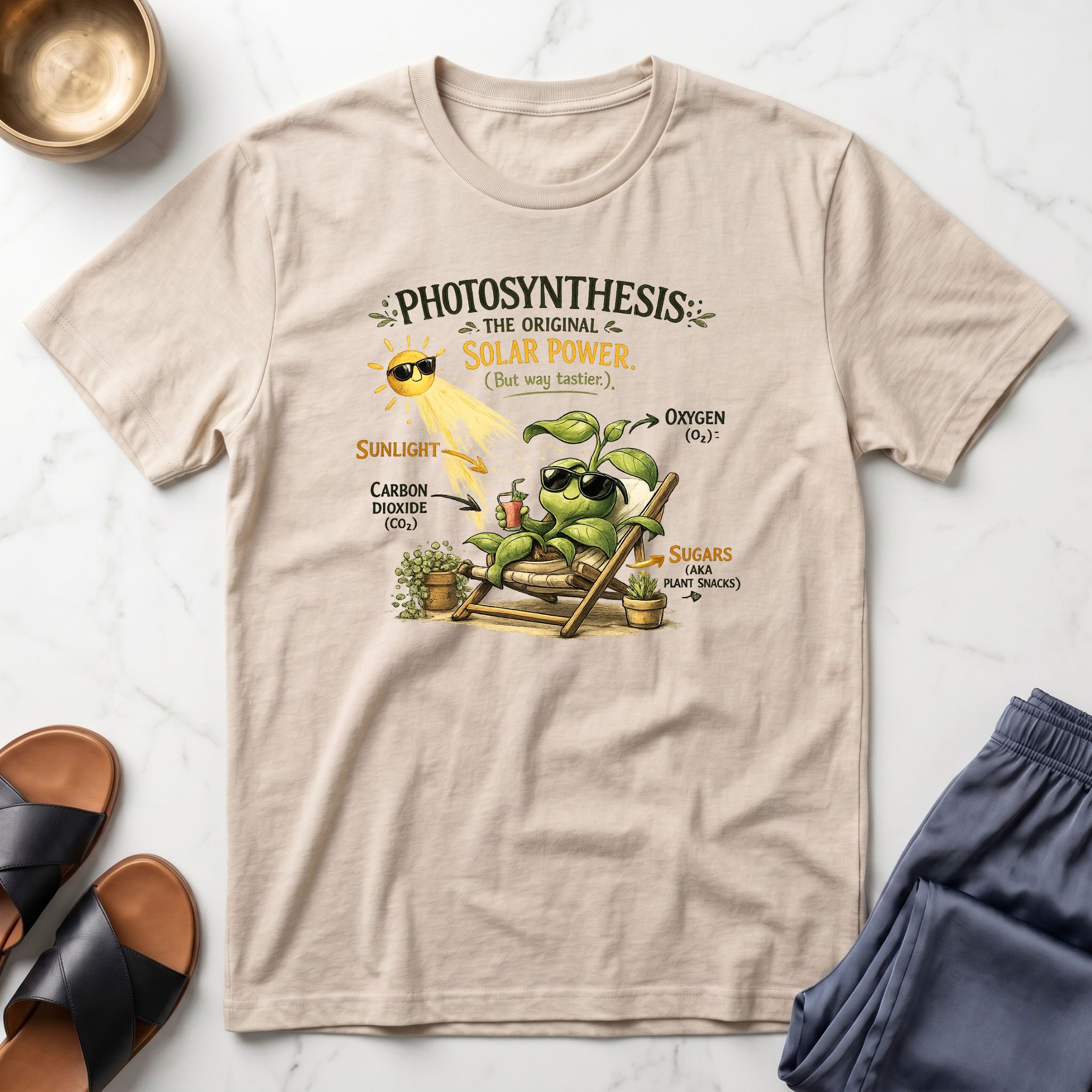 Photosynthesis: The Original Solar Power™ Graphic T-Shirt