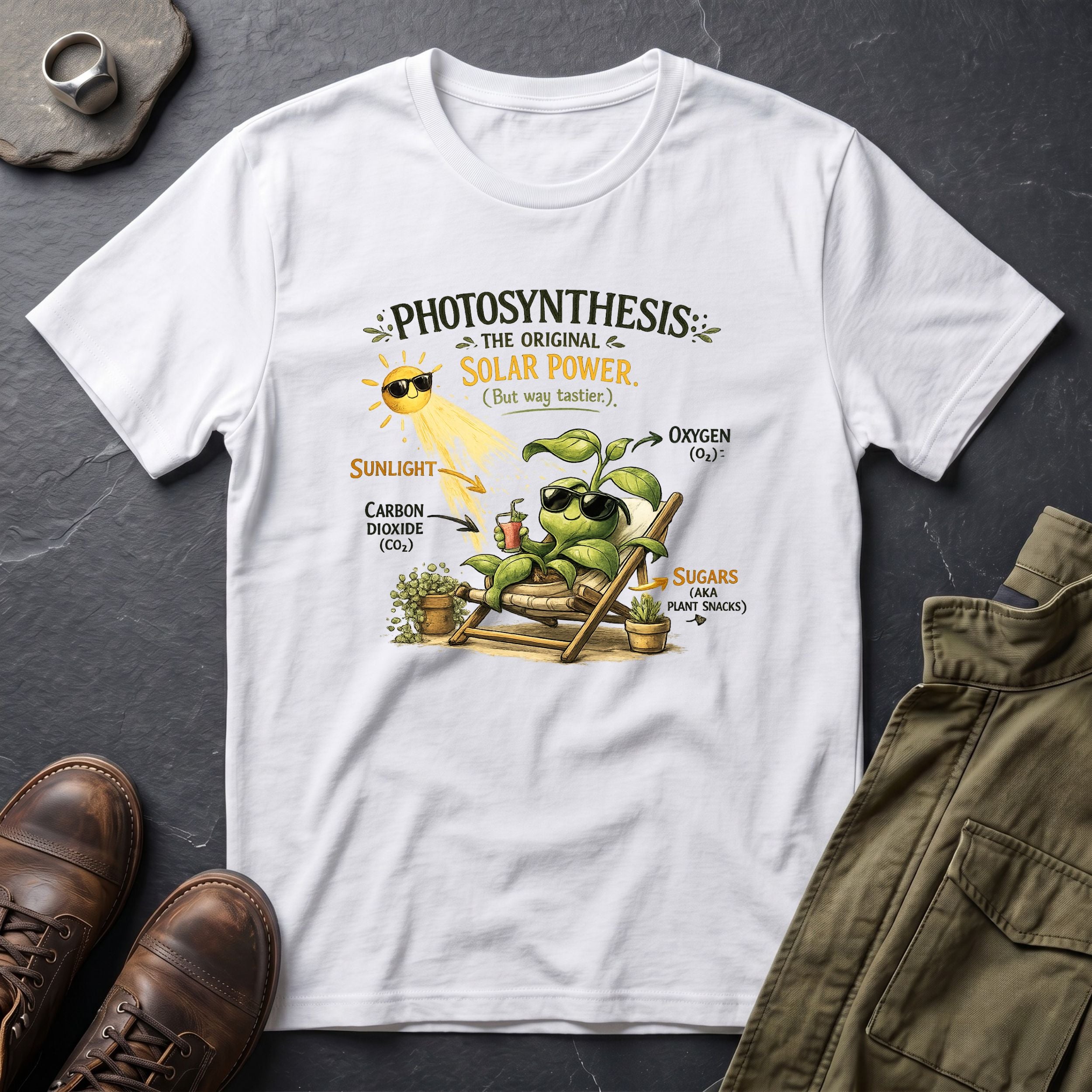 Photosynthesis: The Original Solar Power™ Graphic T-Shirt